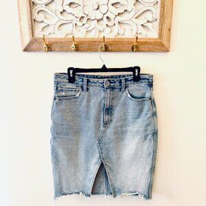 Abercrombie & Fitch Denim Pencil Skirt